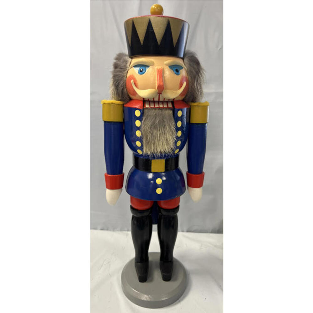 Classic Wooden Nutcracker  ~ 13" SOLDIER ~ Great Condition